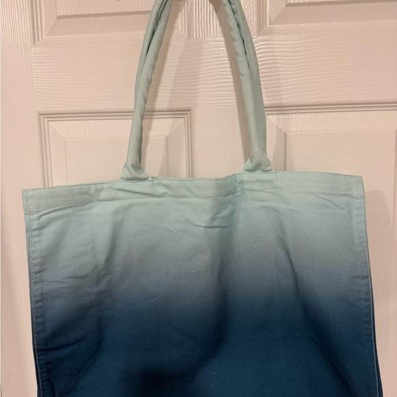 Athleta Teal and Navy Ombre Tote - Picture 3 of 4